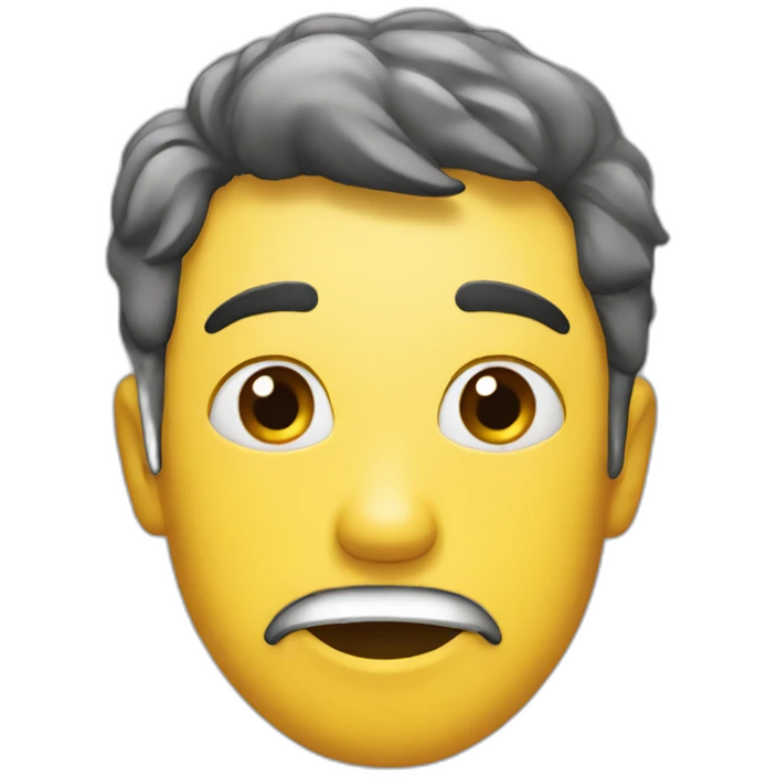 I am embarrased emoji