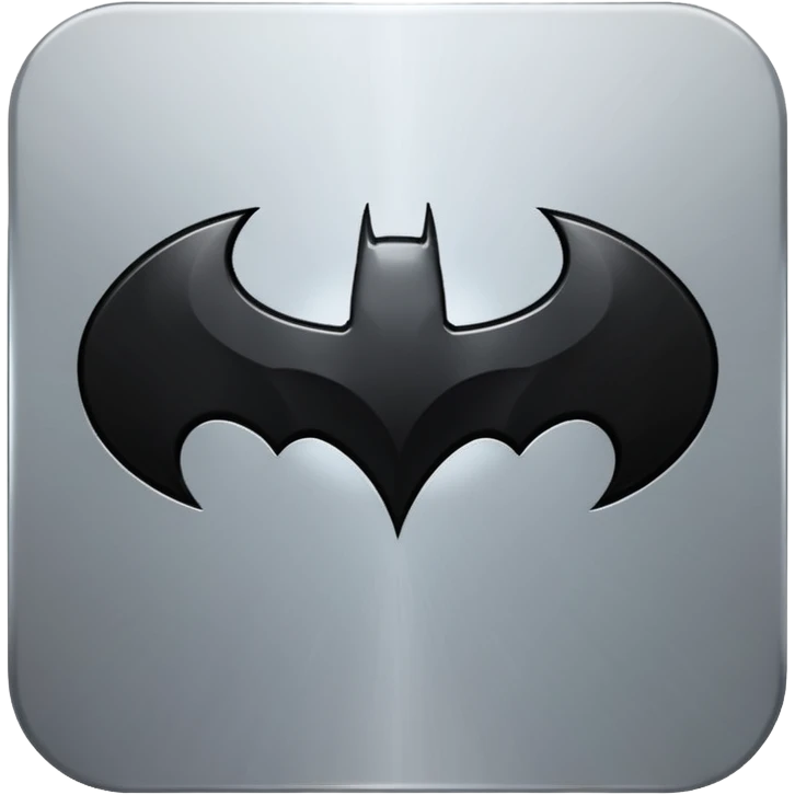 Batman logo emoji