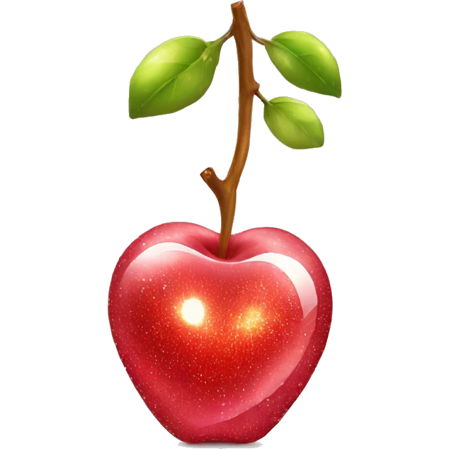 sparkling_heart apple emoji