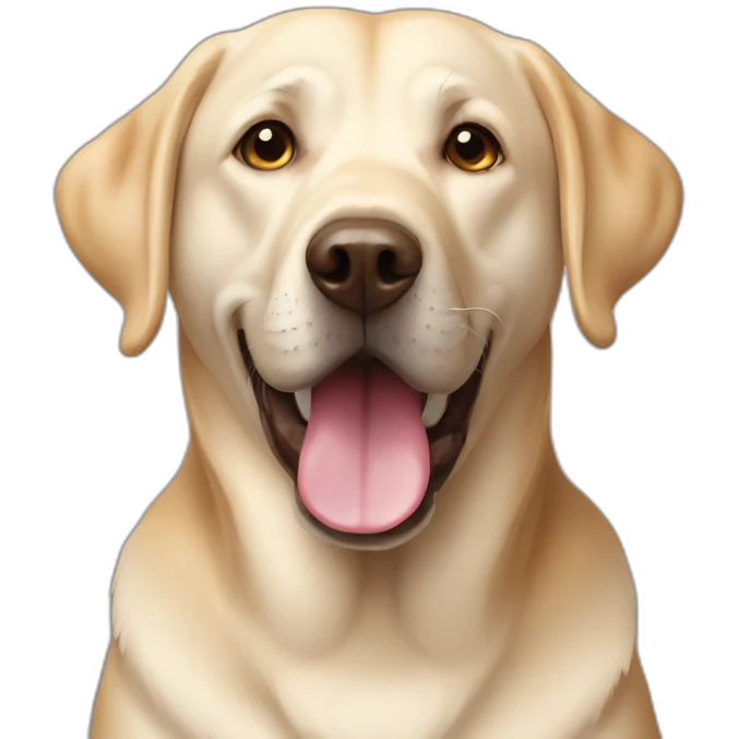 chelsea old happy labrador emoji