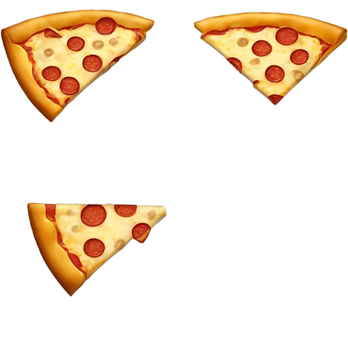 Pizza wearing a tie emoji