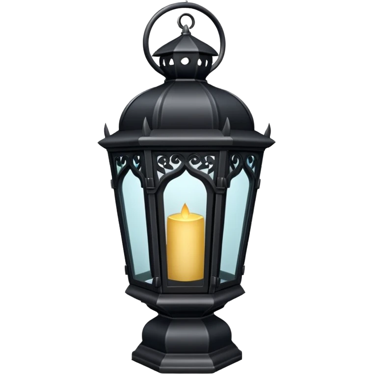Black gothic lantern emoji