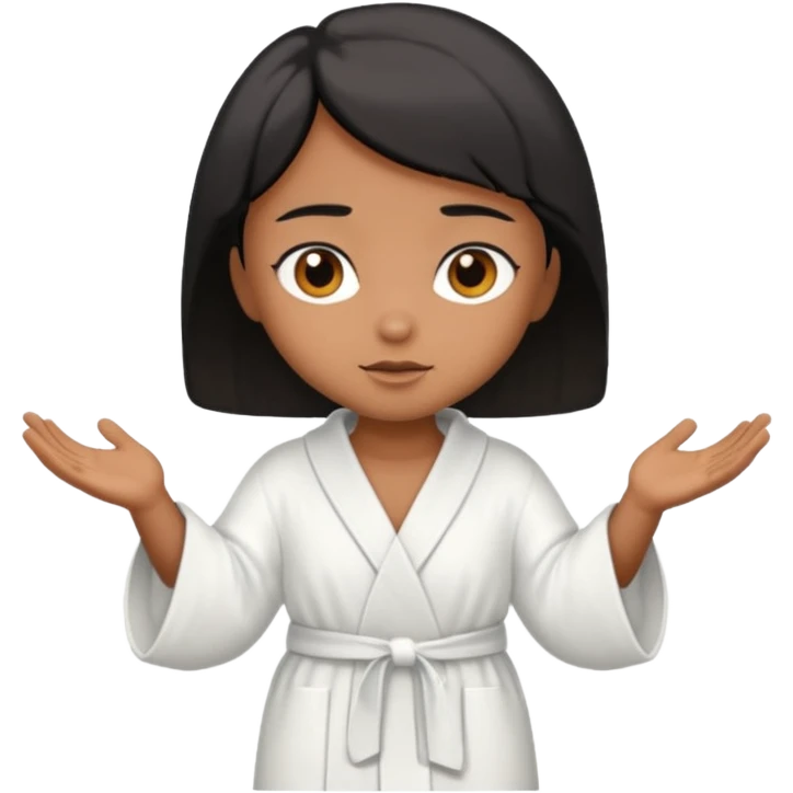 angel with brown skin, short black hair emoji
