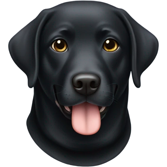 black lab black muffler emoji