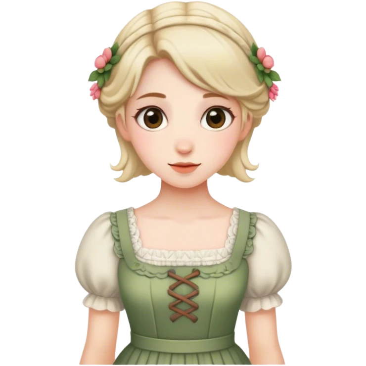 Cottagecore dress emoji