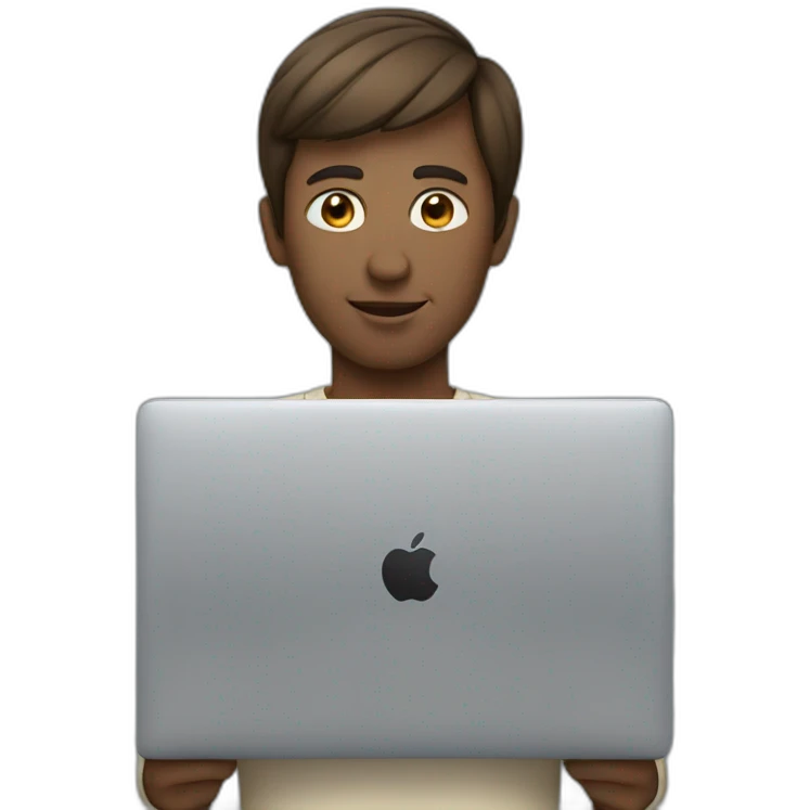 people with macbook emoji