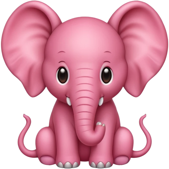 Strawberry elephant emoji