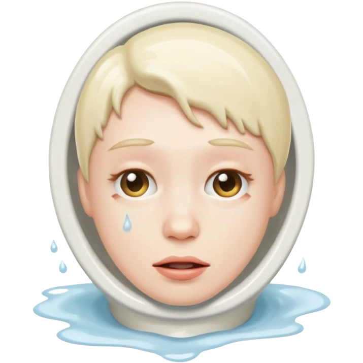 Head in toilet  emoji