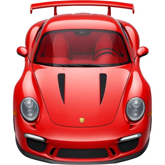 Porsche gt red emoji