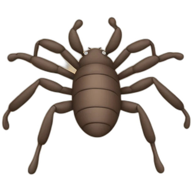 This emoji consists of a small, brownish worm-like insect with six legs and a segmented body, often found in wood. It symbolizes a wood-boring pest. emoji