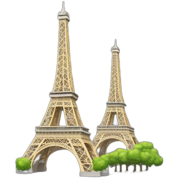 Tour eiffel chat bonnet emoji