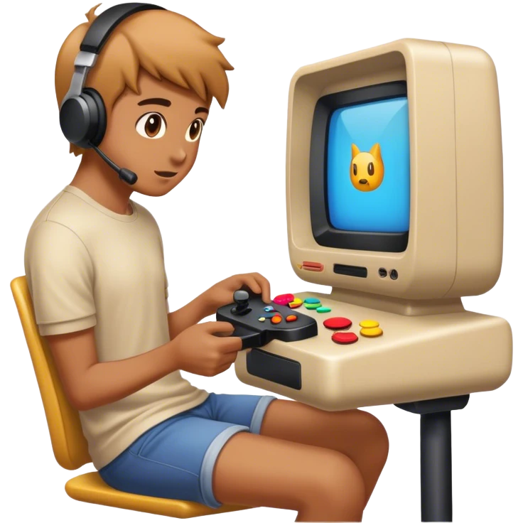 Playing videogames emoji