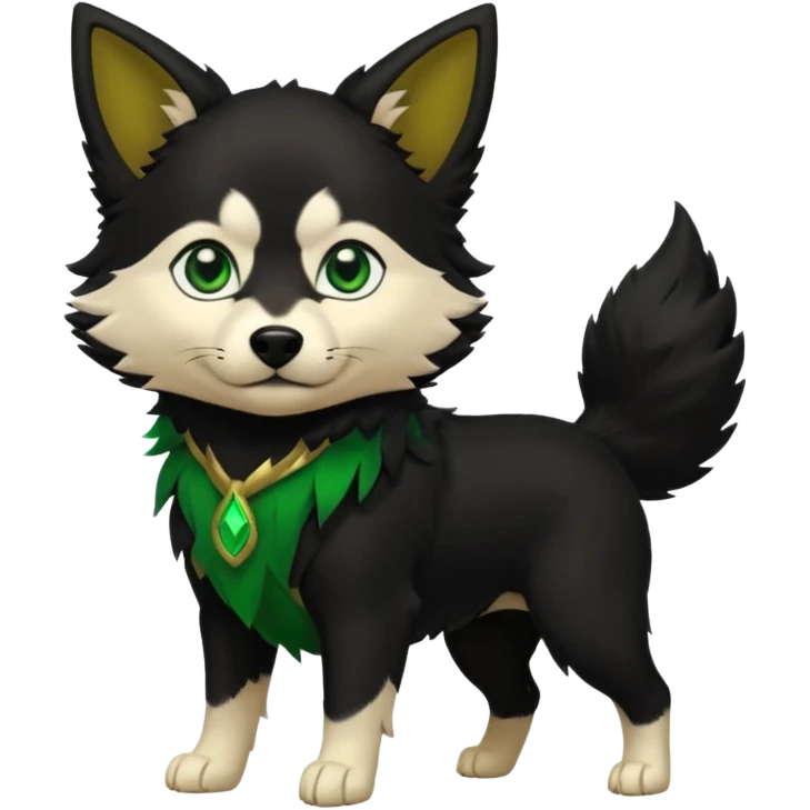 dog loki god of mischief dynamic pose emoji