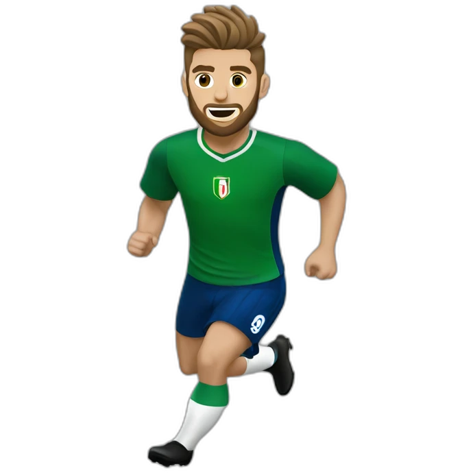 domenico berardi running with sassuolo jersey emoji