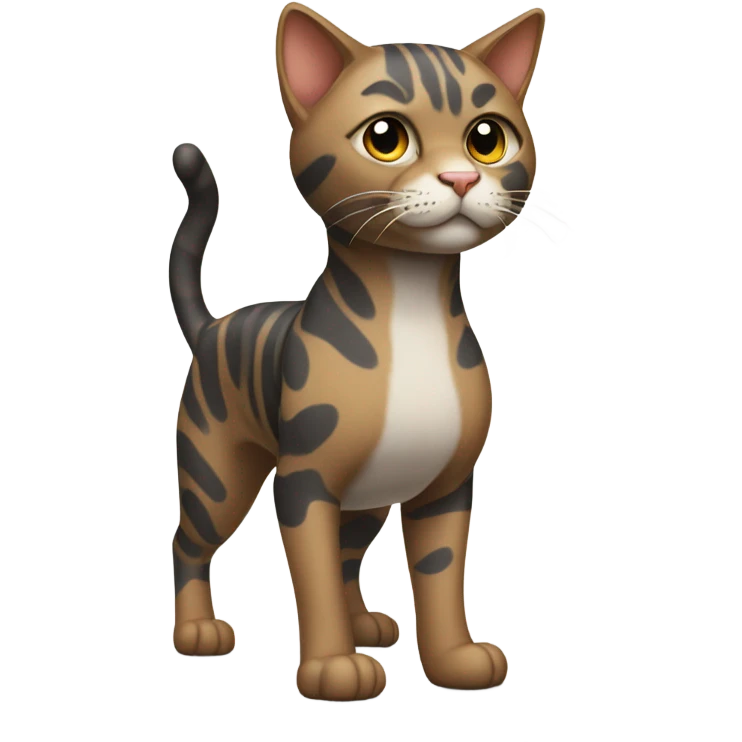 brindle cat man  emoji