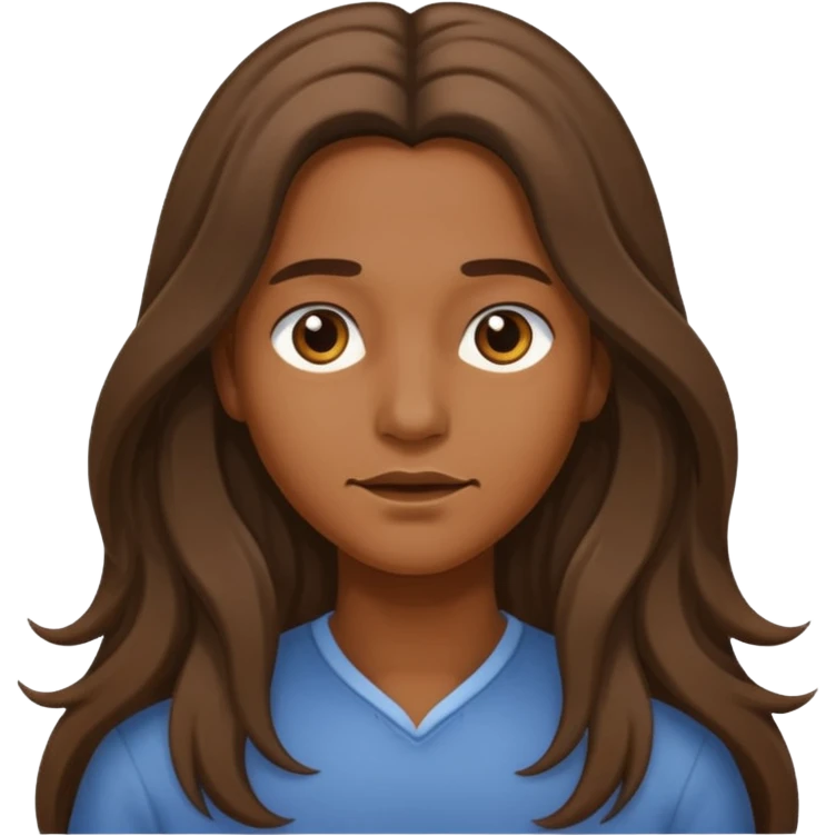 Long hair emoji
