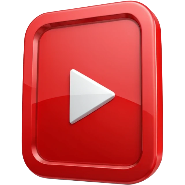 YouTube play button logo without any text  emoji