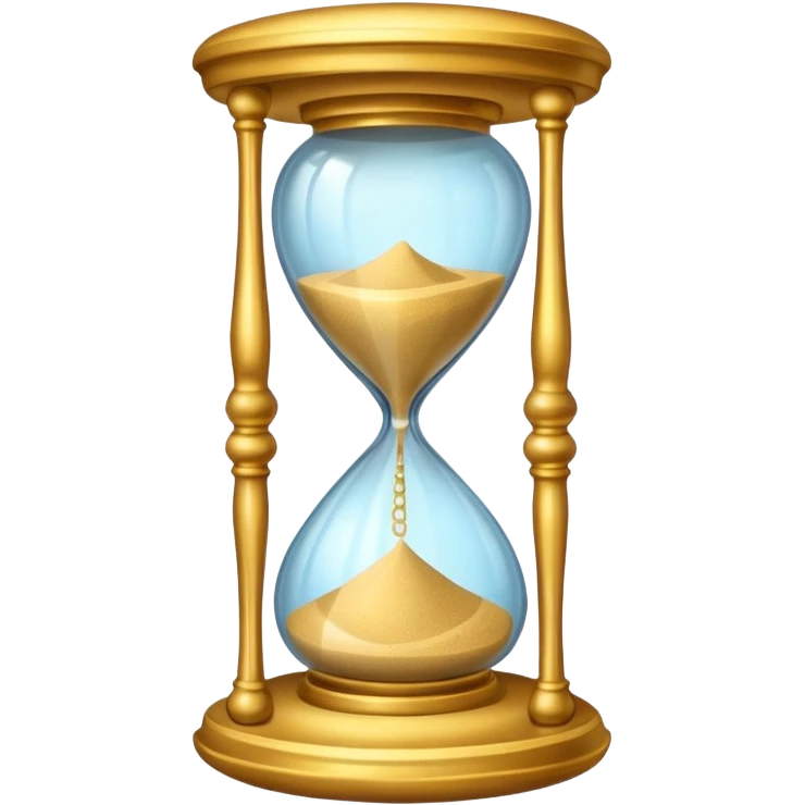 sablier lumineux emoji
