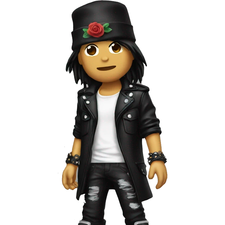 Axel rose black emoji