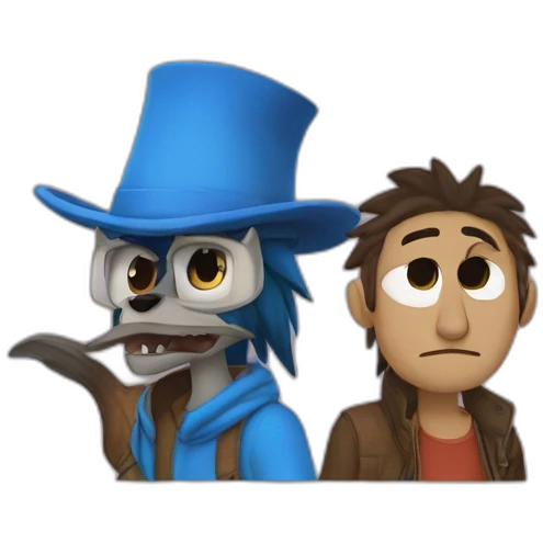Mordecai and rigby emoji