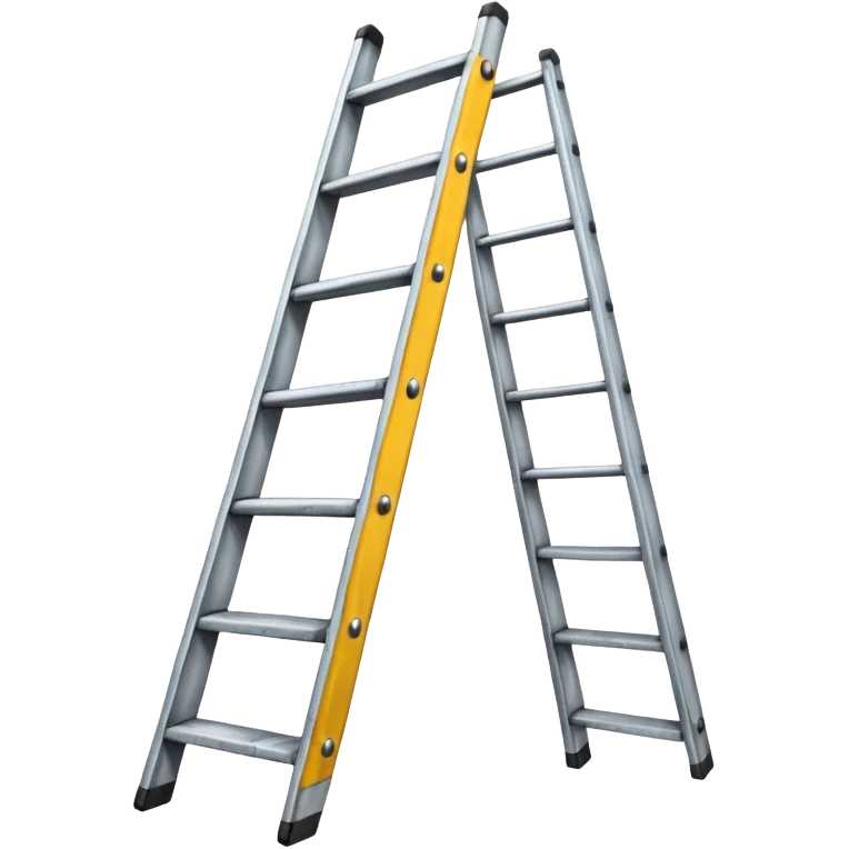 Broken ladder with tape fix emoji