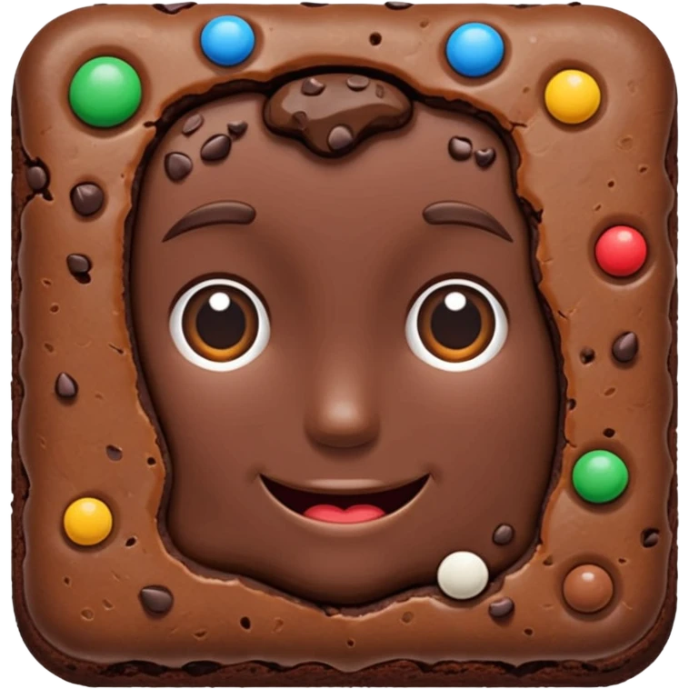 brownie emoji