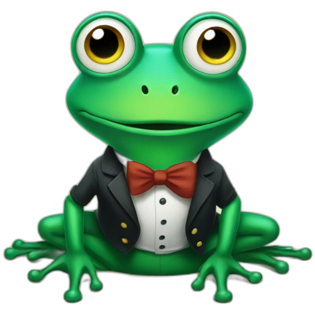 mentalist frog emoji