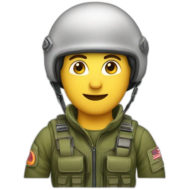 Parachutiste emoji
