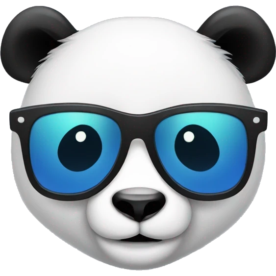 Panda with sunglasses emoji