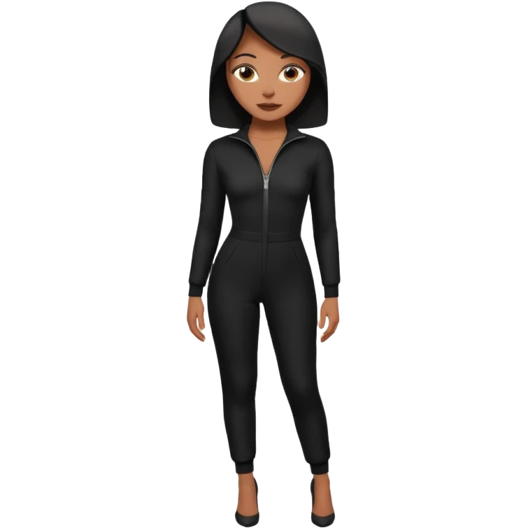 black jumpsuit emoji