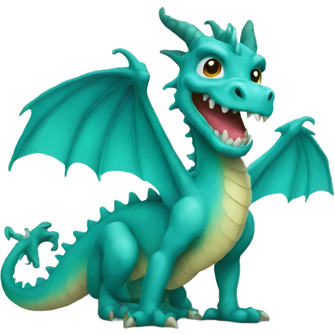 cyan dragon emoji