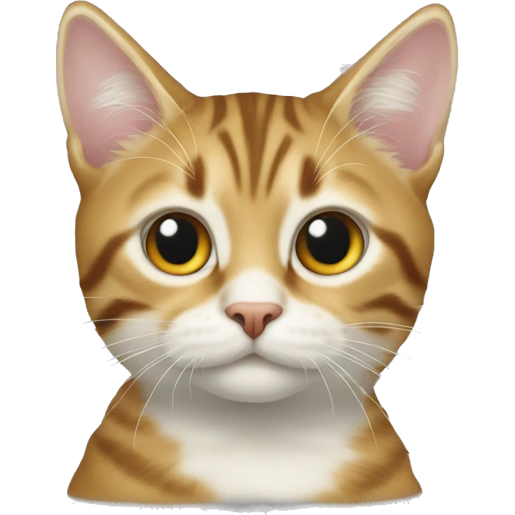 Полосатая кошка emoji