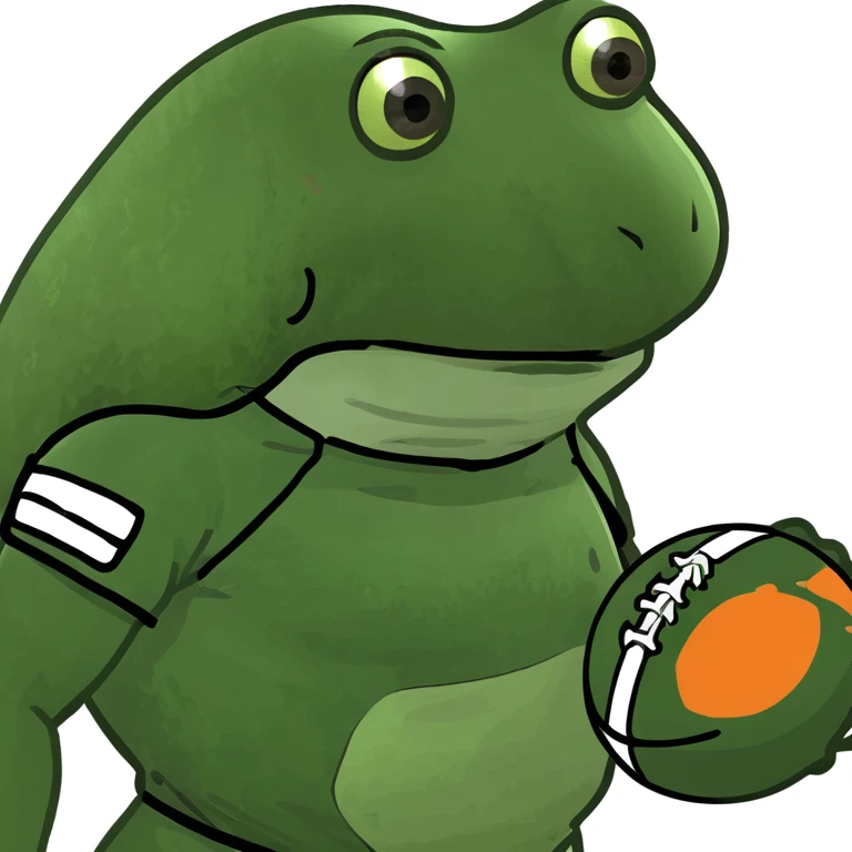 bufo in a football suit emoji