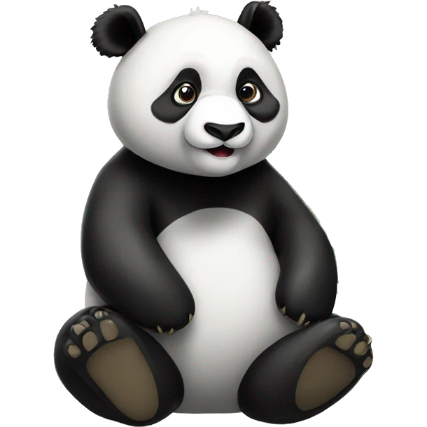 Panda is bambus  emoji