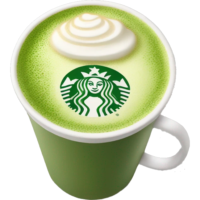 Matcha latte Starbucks  emoji