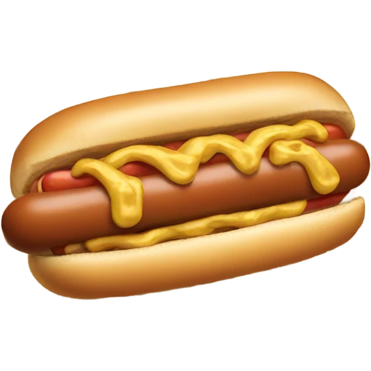 man eating hotdog emoji