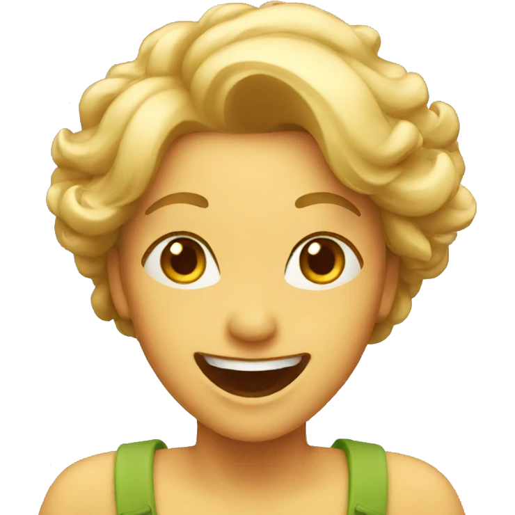 woman excited emoji