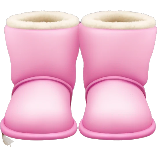 cute uggs with a pink ིྀ  emoji