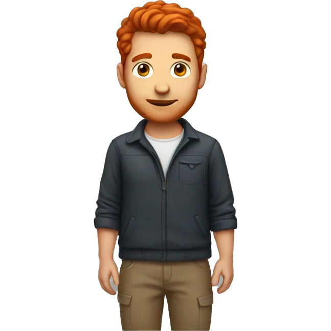 35 years old man with red hair emoji