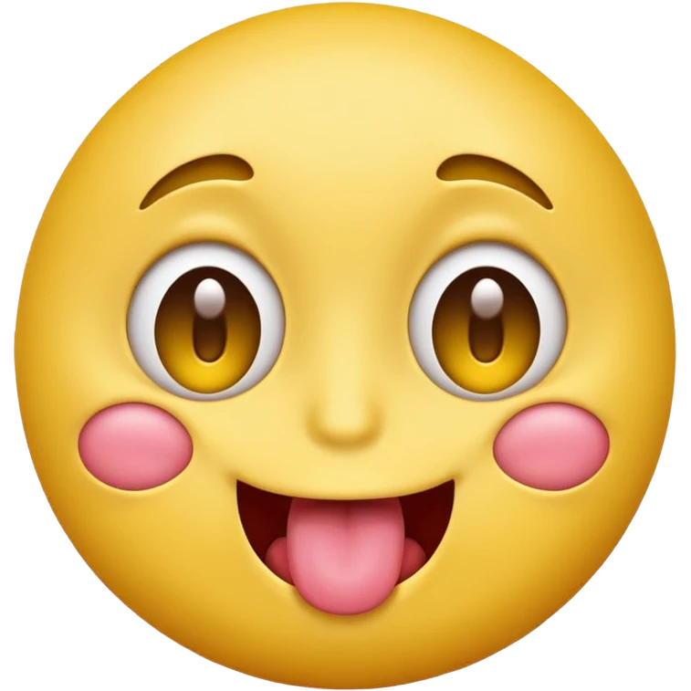 Emoji of a yellow face with tongue out and eyes rolled back. emoji