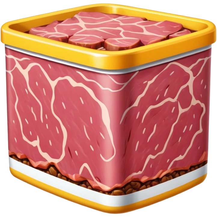pop art SPAM meat slop warhol landscape  emoji