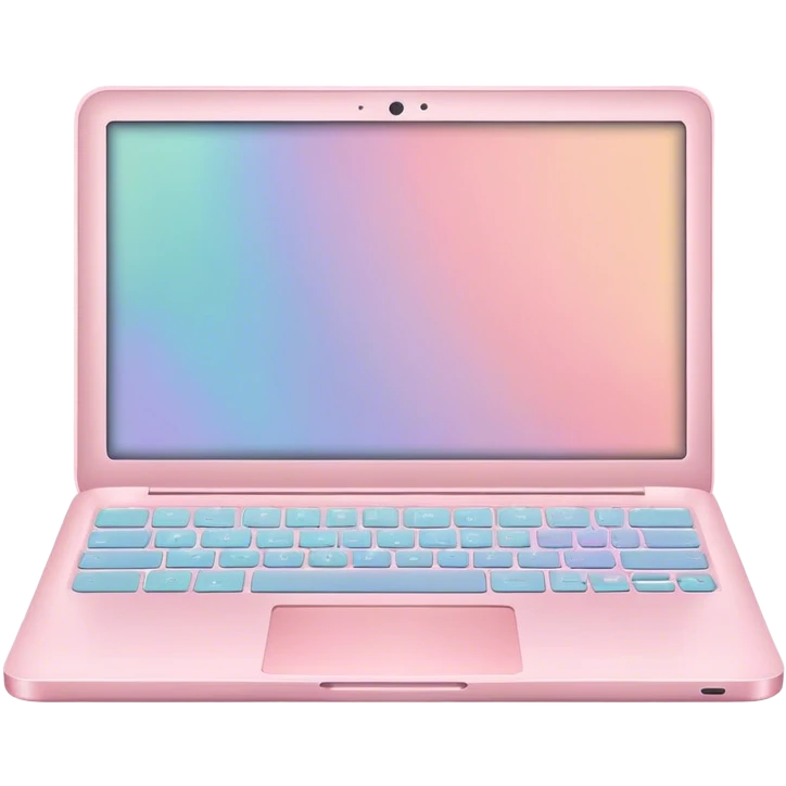 pastel laptop emoji