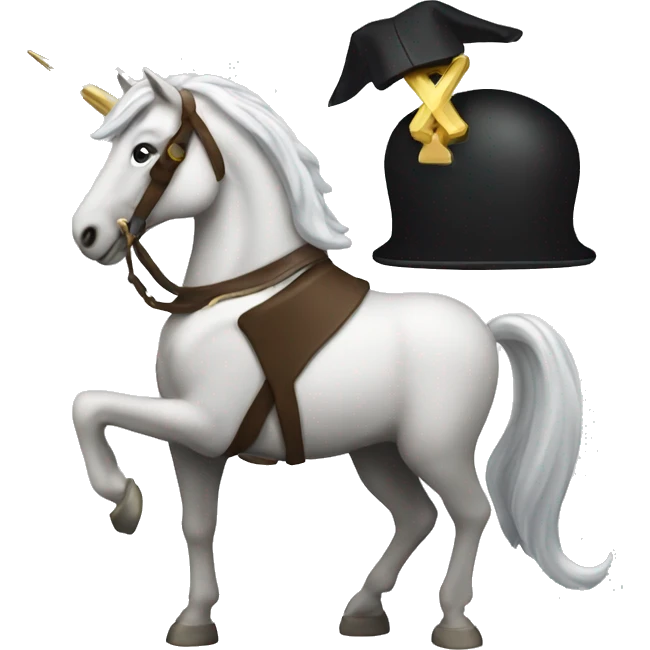 Judge on unicorn emoji