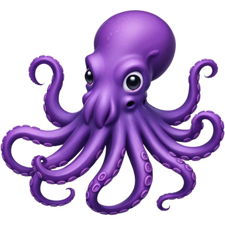 Purple octopus ￼ emoji