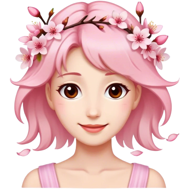 Cherry Blossom love emoji