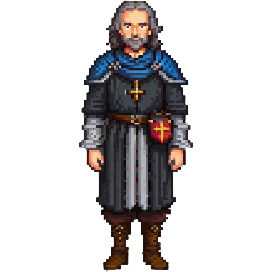 middle-aged man in medieval clothes emoji