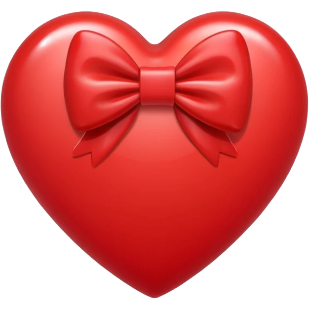 Heart with bow  emoji