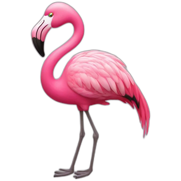 halloween flamingo emoji