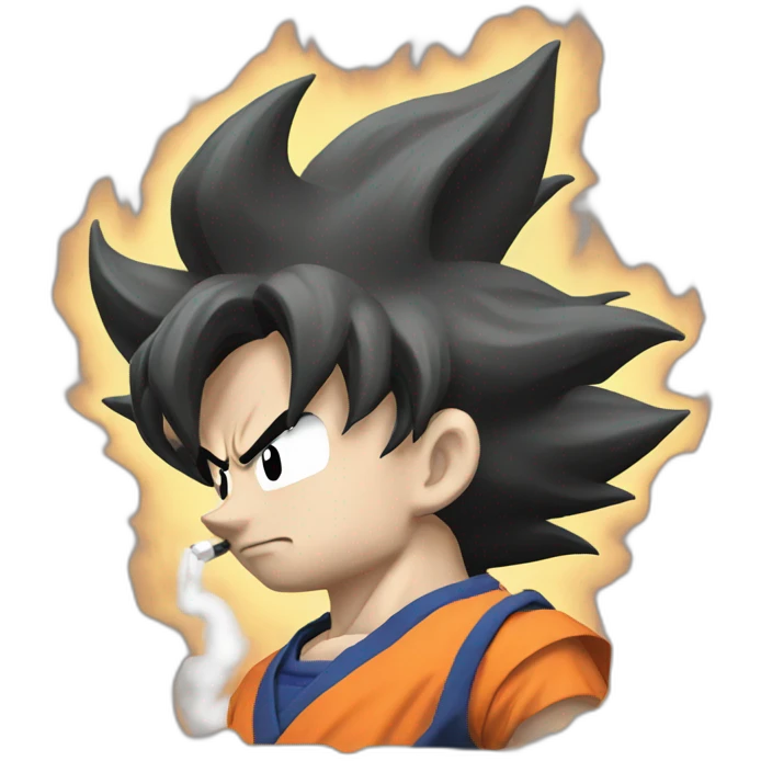 Goku smoke emoji