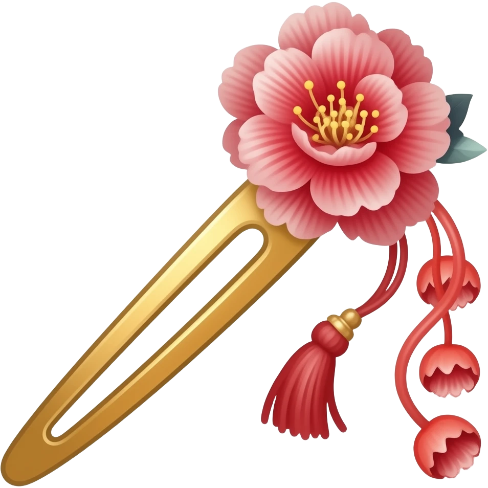 asian hairpins emoji